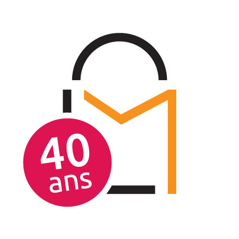 Logo 40 ans Carrefour Lac Mégantic